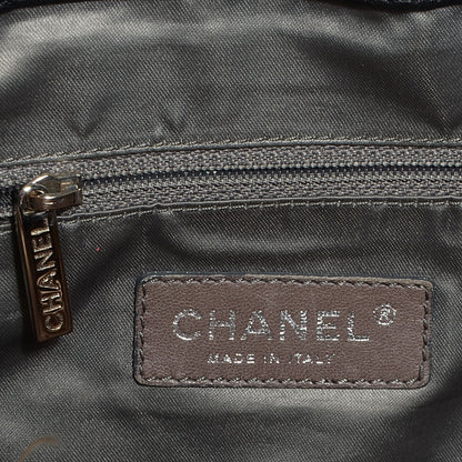Chanel Calfskin Modern Chain Rhodoid Hobo Black 5 of 7