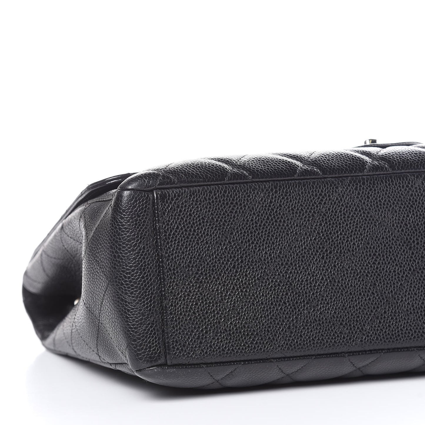 Caviar Quilted Maxi Single Flap Black