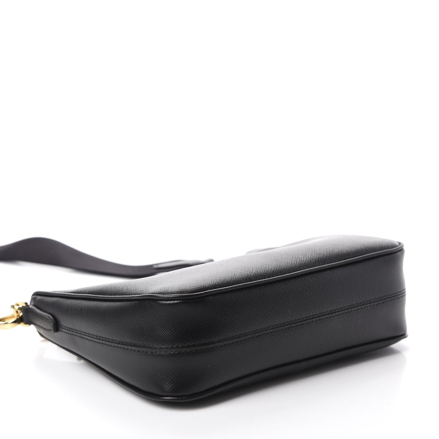 Saffiano Lux Re-Edition 2005 Shoulder Bag Black