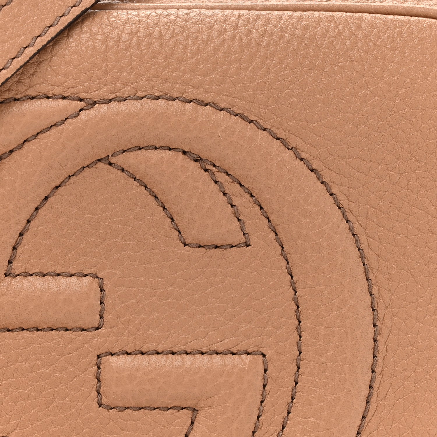 Gucci Pebbled Calfskin Small Soho Disco Bag Rose Beige 7 of 12