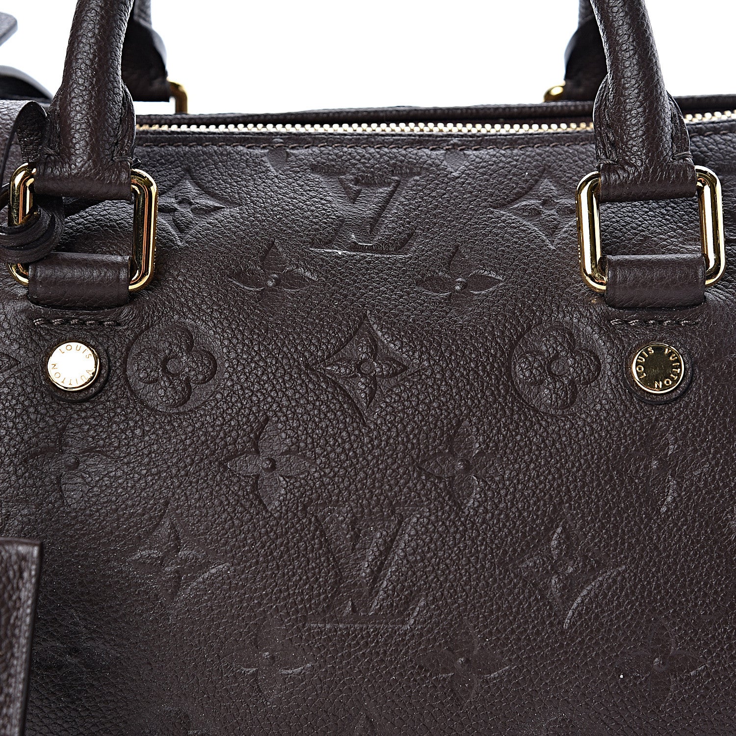 Louis Vuitton Empreinte Speedy Bandouliere 25 Chocolate 8 of 10