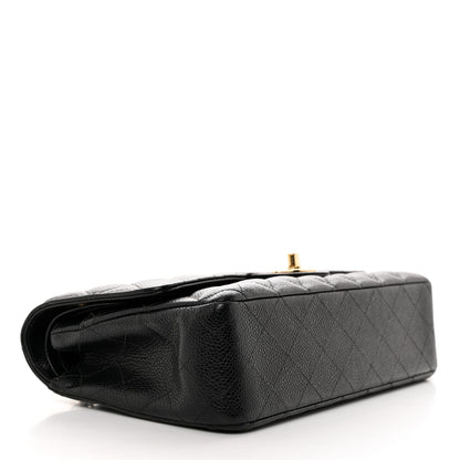 Chanel Caviar Quilted Medium Double Flap Black 3 of 10