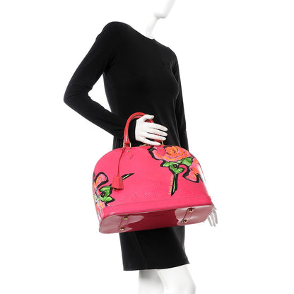 Louis Vuitton Vernis Roses Alma MM Rose Pop 2 of 19