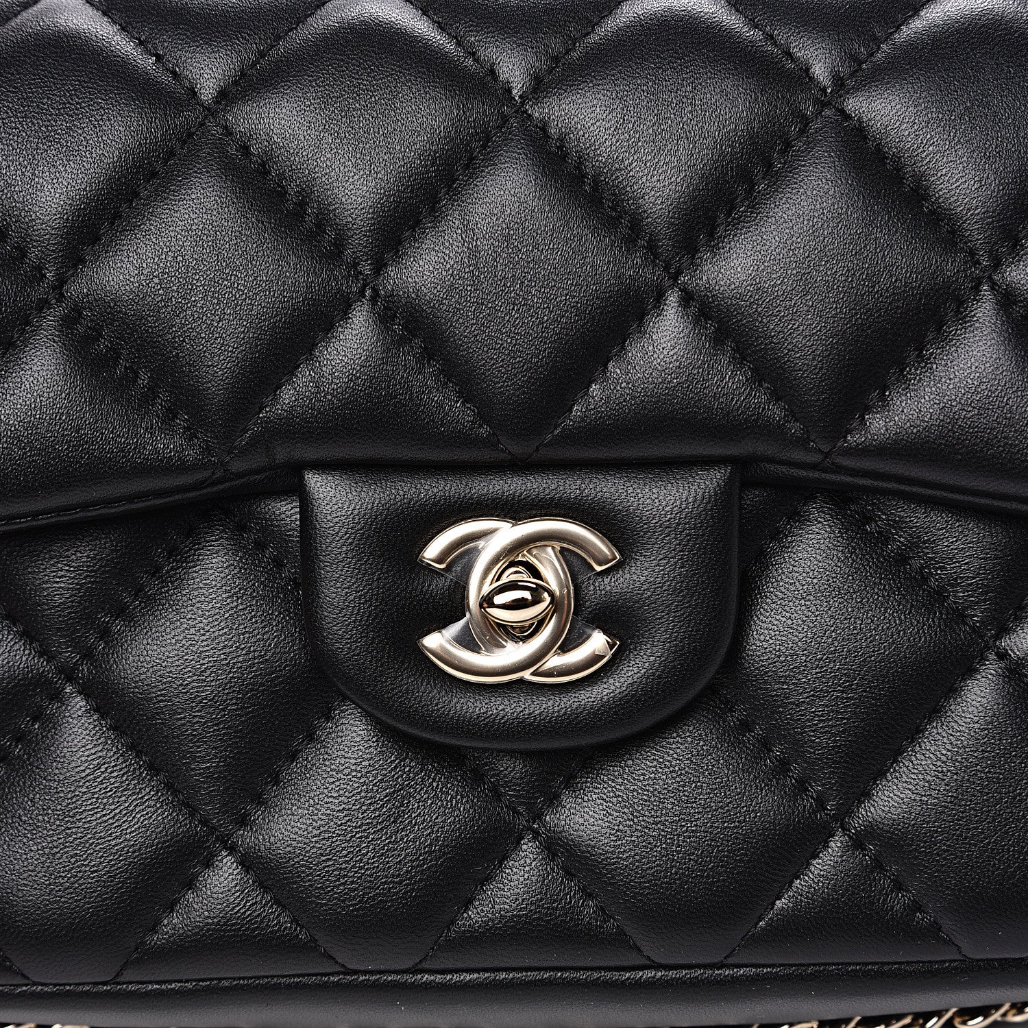 Chanel Lambskin Quilted Small My Precious Flap Black 7 of 11