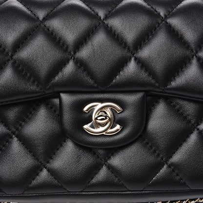 Chanel Lambskin Quilted Small My Precious Flap Black 7 of 11