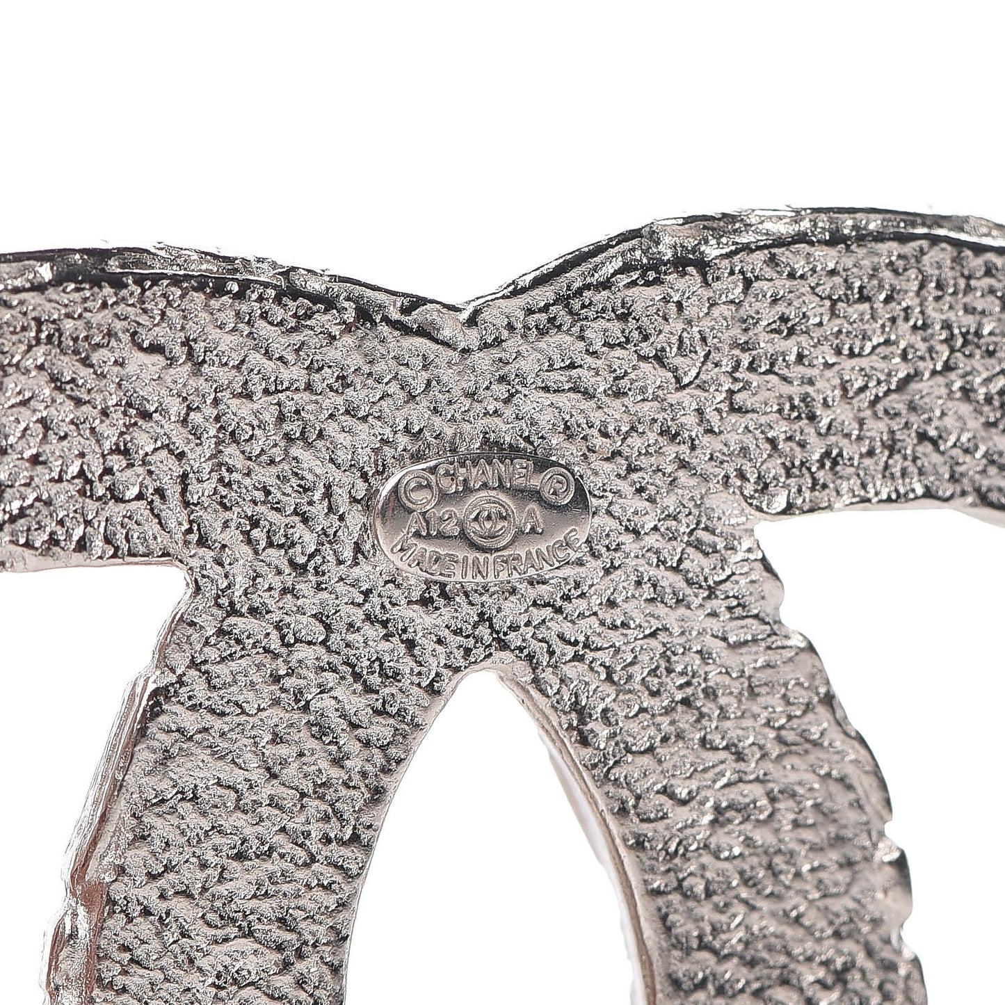 Crystal CC Brooch Silver