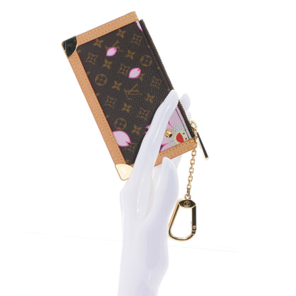 Louis Vuitton Monogram Cherry Blossom Key Pouch Brown 2 of 6