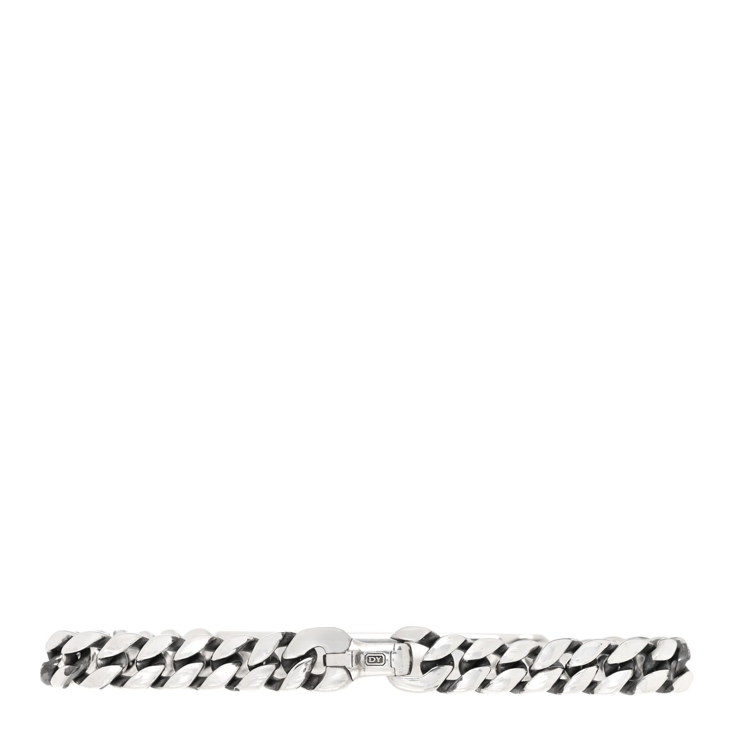 Sterling Silver Micro Curb Chain ID Bracelet