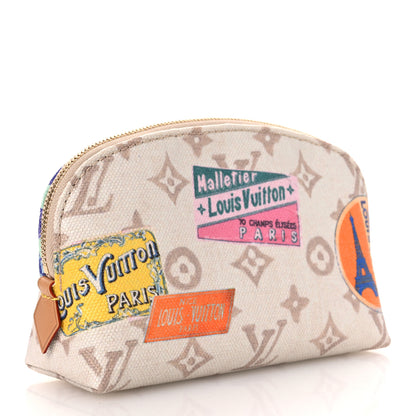 Louis Vuitton Monogram Flight Mode Cosmetic Pouch Dune 3 of 10