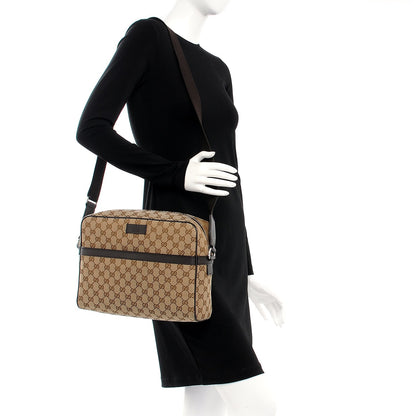 Gucci Monogram Messenger Bag Dark Brown 2 of 7