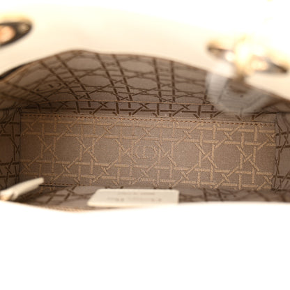 Christian Dior Lambskin Cannage Small My ABCDior Lady Dior White 5 of 15