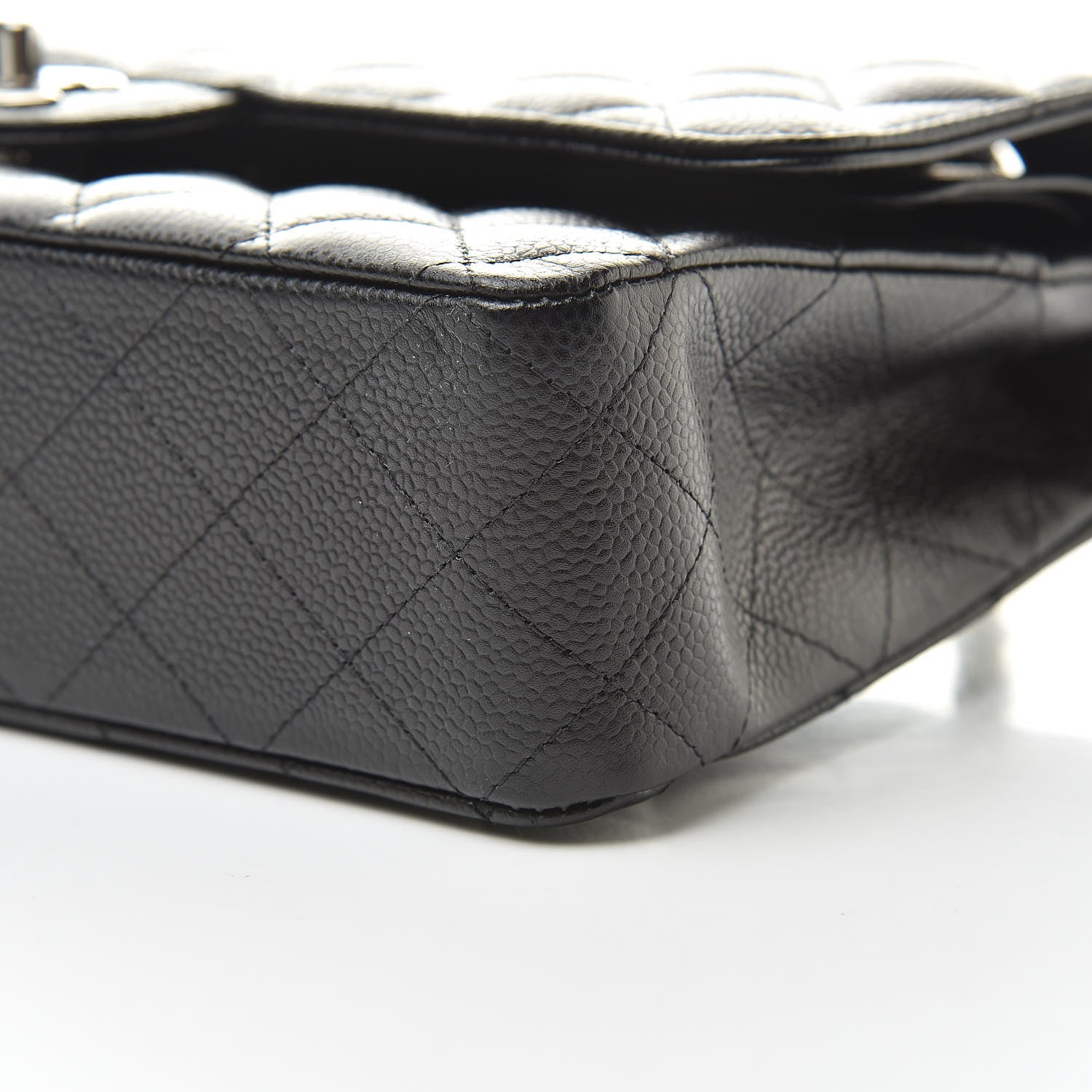 Chanel Caviar Quilted Medium Double Flap Black 10 of 11