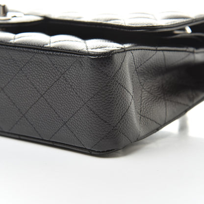 Chanel Caviar Quilted Medium Double Flap Black 10 of 11