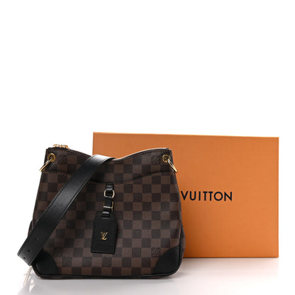 Louis Vuitton LOUIS VUITTON Damier Ebene Odeon PM Black 9 of 9