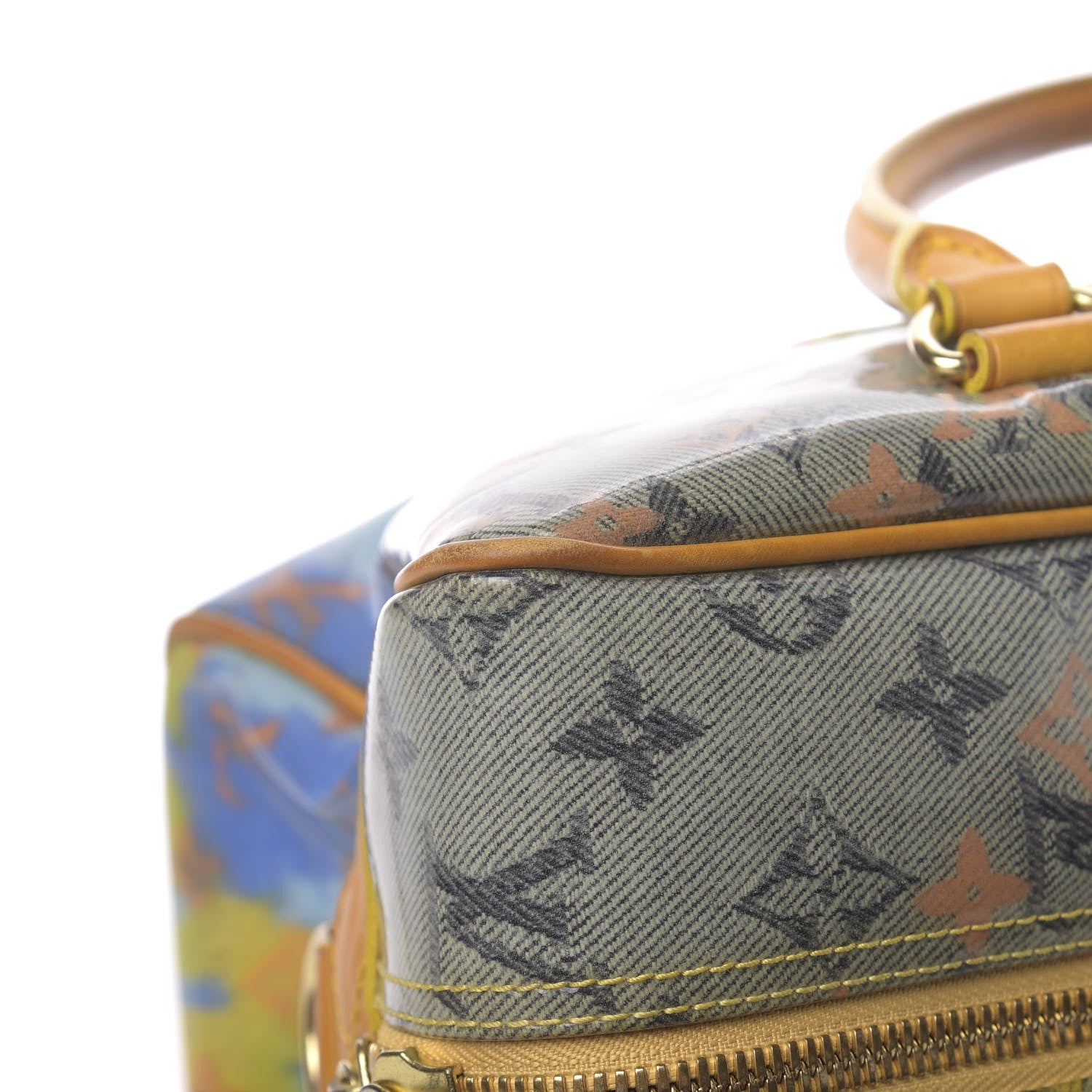 Louis Vuitton Monogram Pulp Defile Weekender PM Yellow 17 of 18