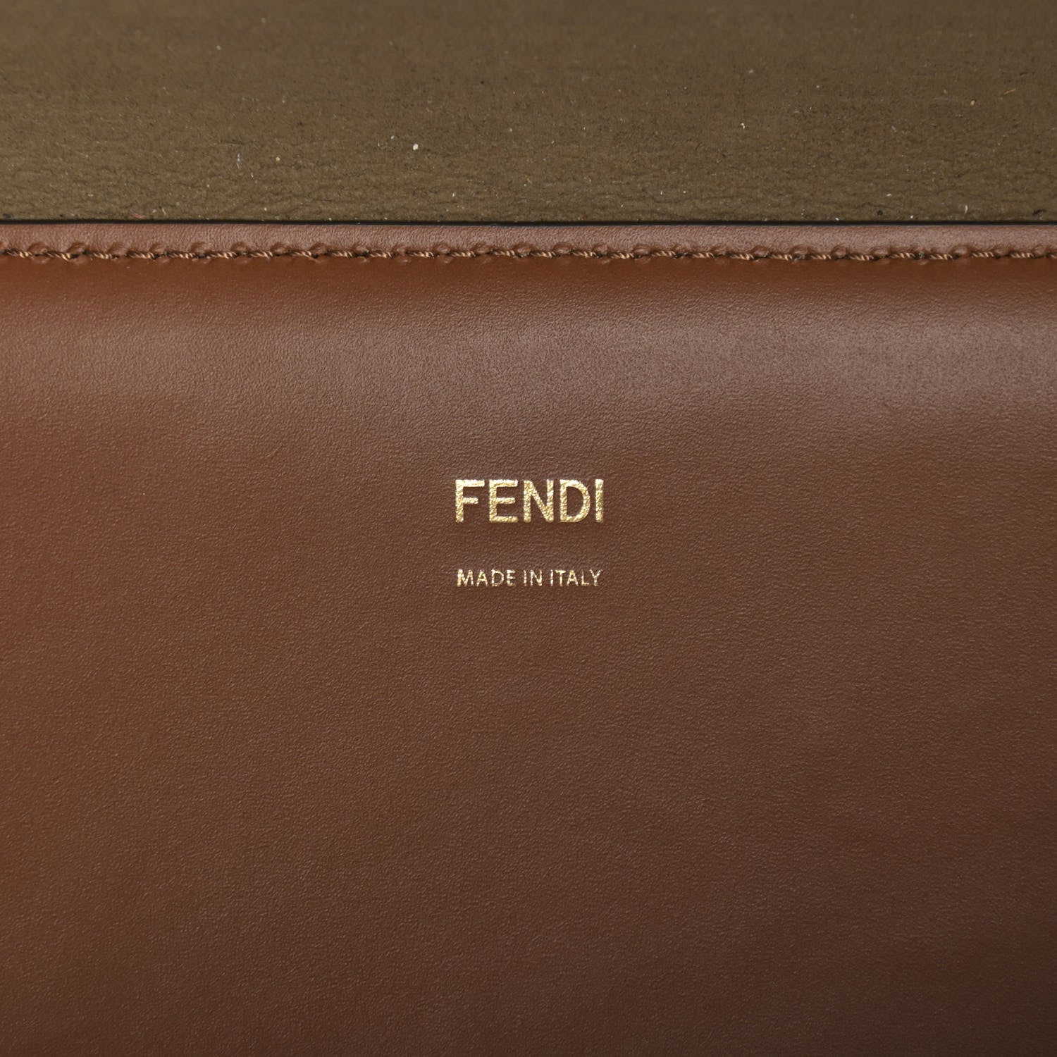 Fendi Vitello King Plexiglass Medium Fendi Sunshine Shopper Tote Cuoio 6 of 16
