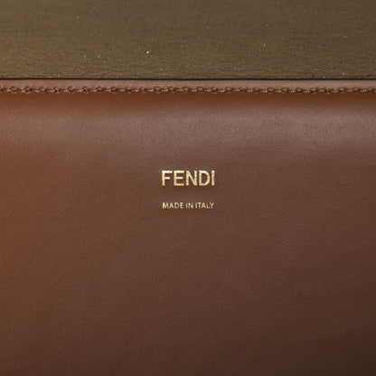 Fendi Vitello King Plexiglass Medium Fendi Sunshine Shopper Tote Cuoio 6 of 16