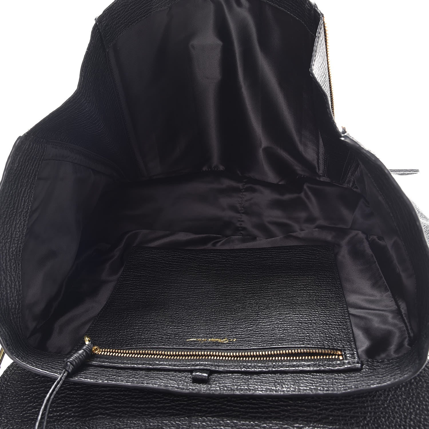 3.1 Phillip Lim 3.1 Textured Calfskin Large Pashli Satchel Black 6 of 8
