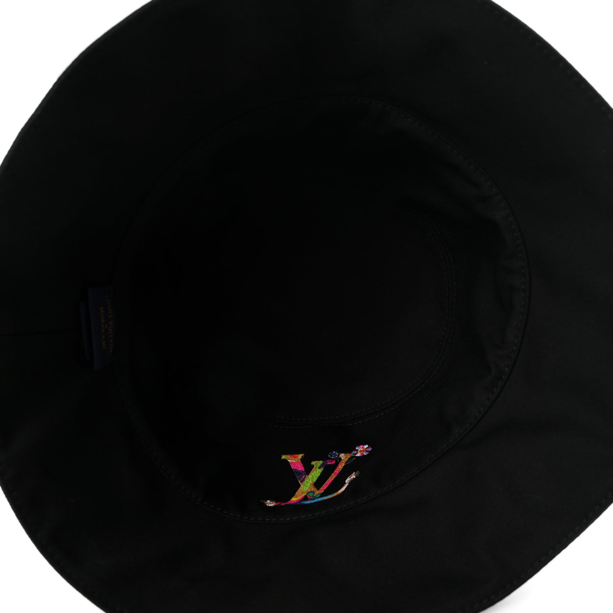 LV X TM Reversible Superflat Bucket Hat S Black