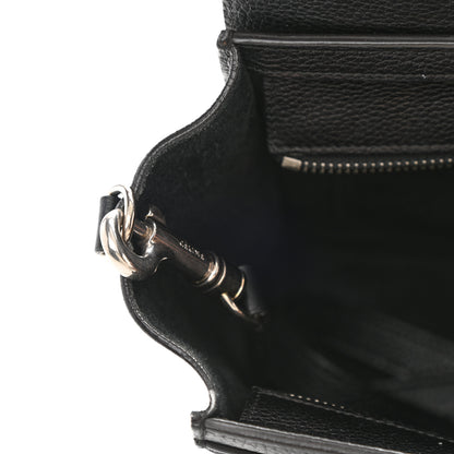 Celine Drummed Calfskin Nano Luggage Black 10 of 18