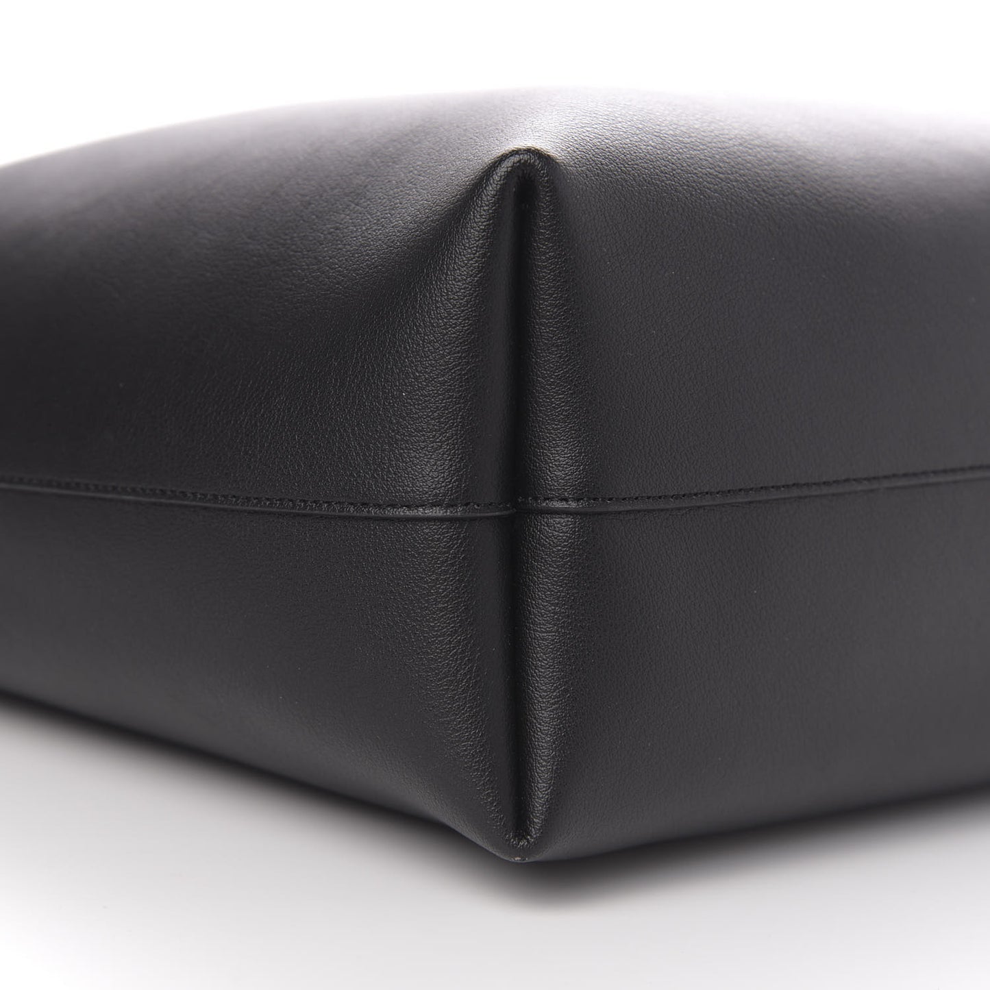 Calfskin Large Shopping Tote Black