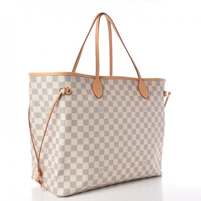 Louis Vuitton Damier Azur Neo Neverfull GM Rose Ballerine 4 of 10