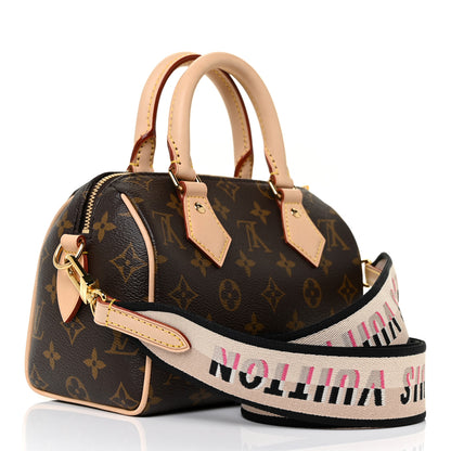 Louis Vuitton Monogram Speedy Bandouliere 20 Black 3 of 11