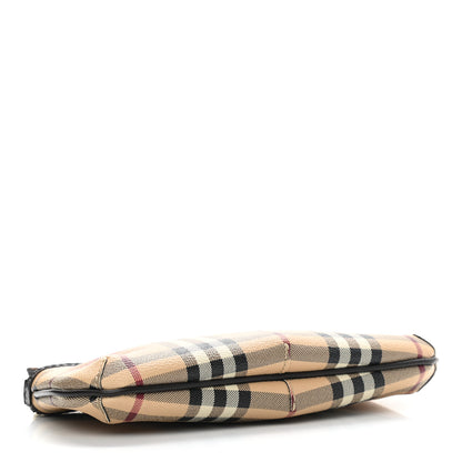 Burberry Haymarket Check Clara Pochette Chocolate 4 of 6