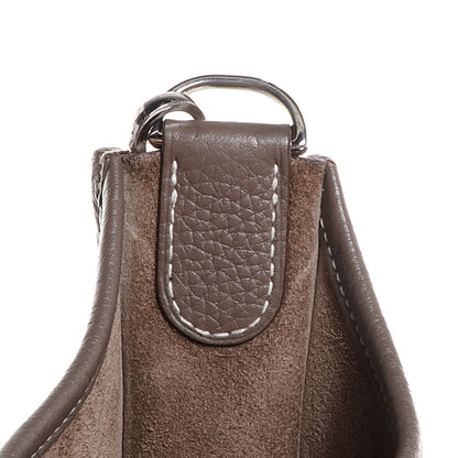 Hermes Taurillon Clemence Evelyne III PM Etoupe 16 of 16