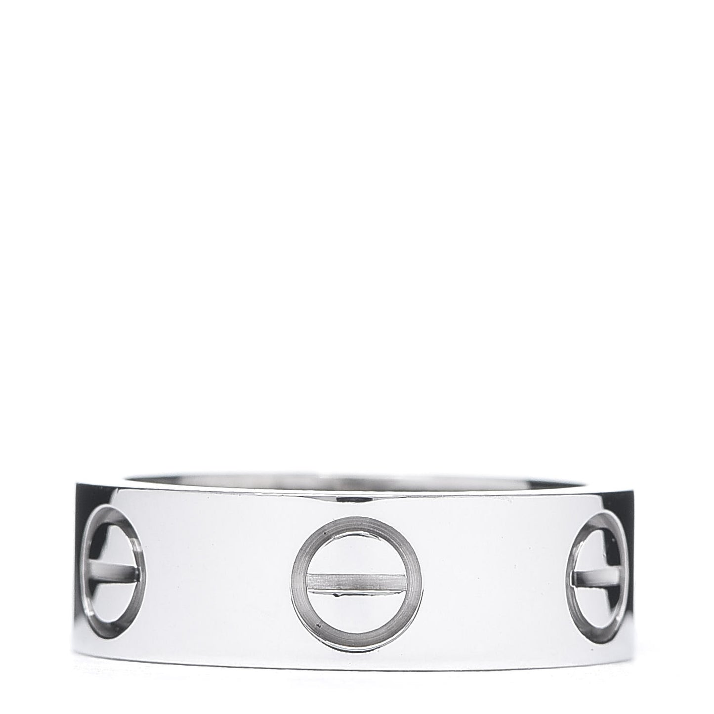18K White Gold 5.5mm LOVE Ring 47 4
