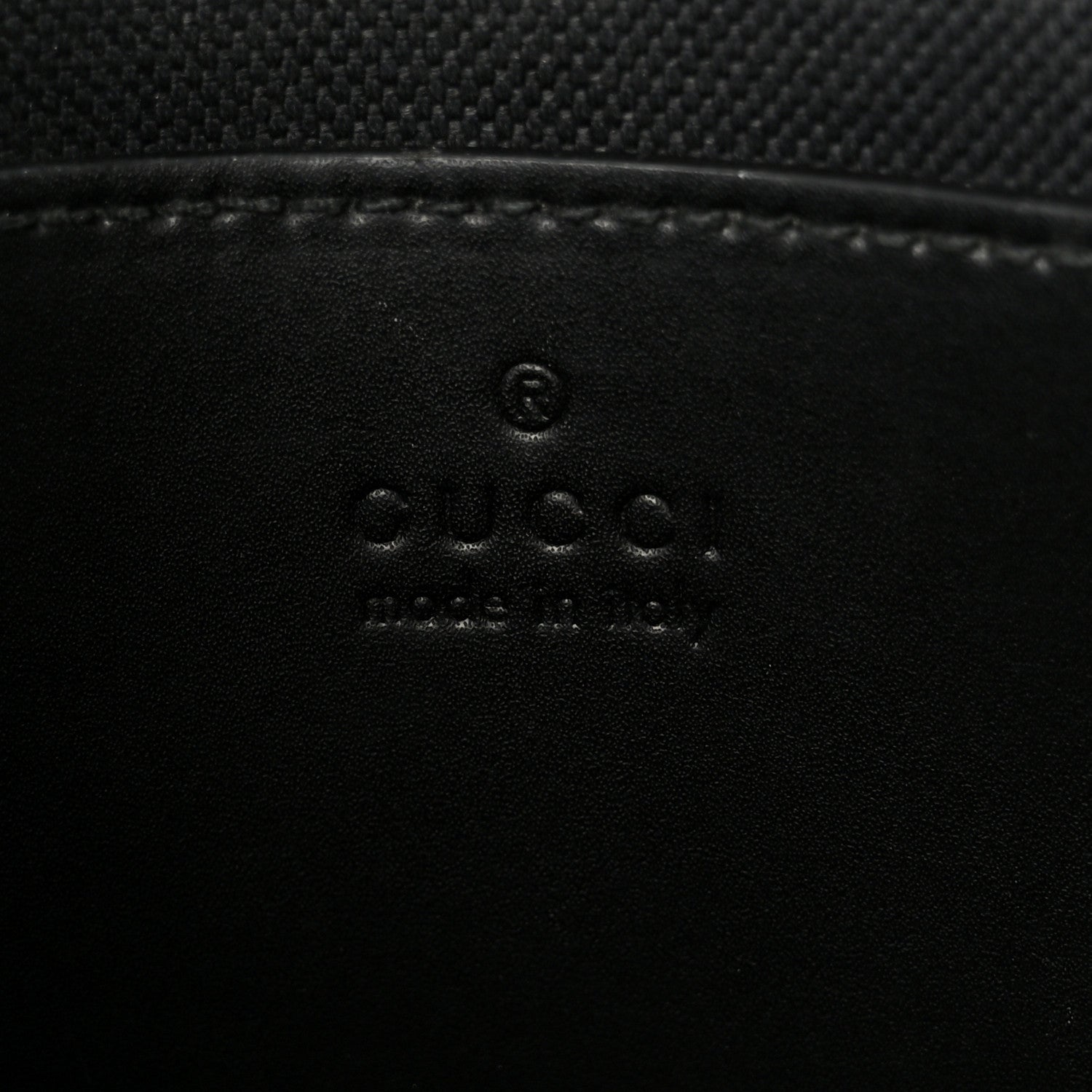 Gucci GG Supreme Monogram Web Small Flat Messenger Bag Black Grey 6 of 11