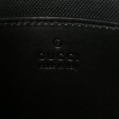 Gucci GG Supreme Monogram Web Small Flat Messenger Bag Black Grey 6 of 11