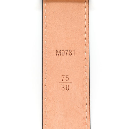 Louis Vuitton Mini Monogram 25mm LV Initiales Belt 75 30 3 of 8