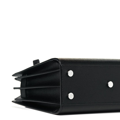 Saint Laurent Grained Calfskin Nano Sac De Jour Black 8 of 9