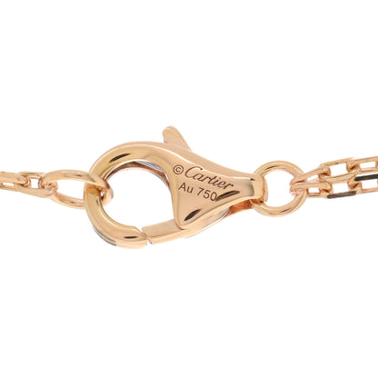 Cartier 18K Pink Gold 2 Diamond LOVE Necklace 4 of 5