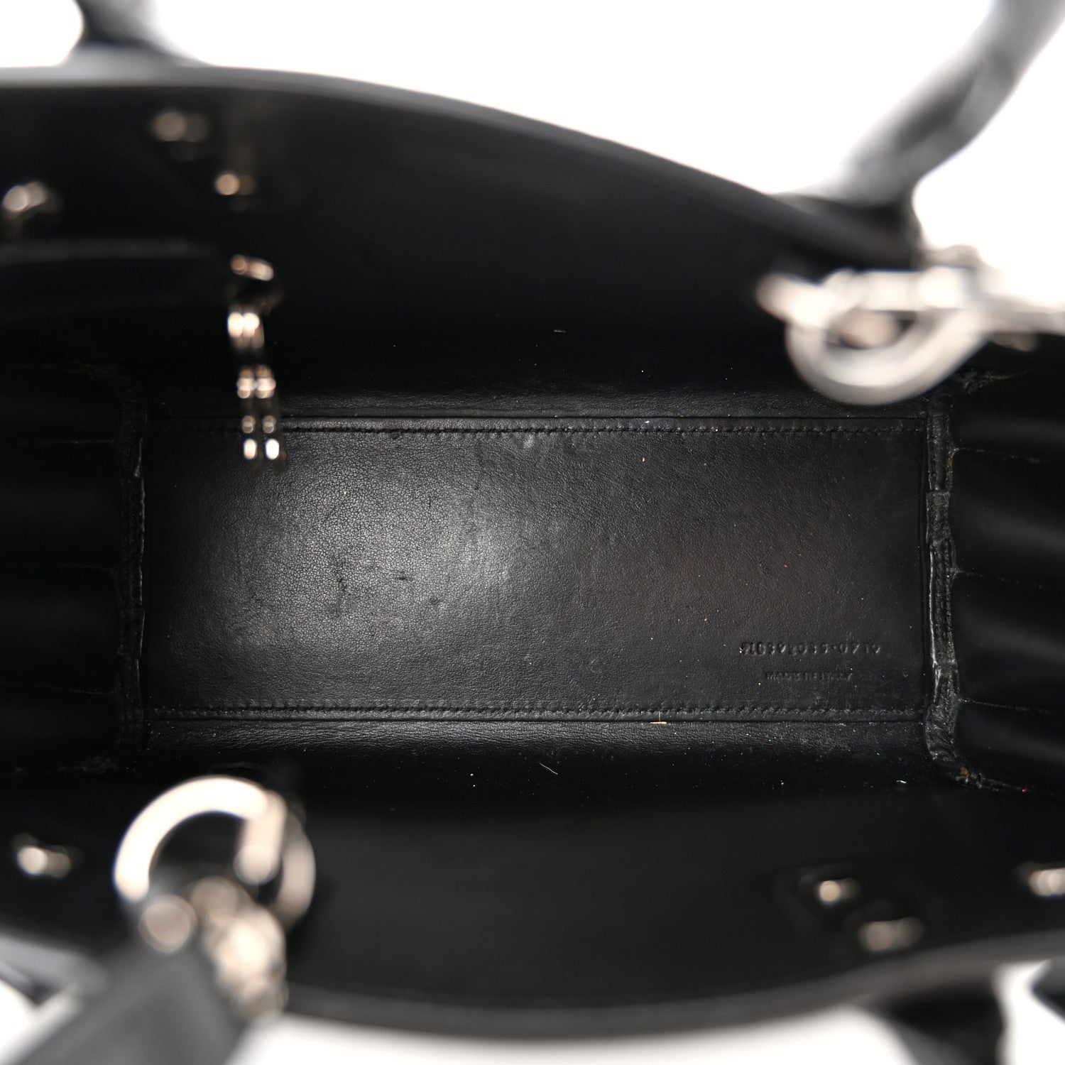 Saint Laurent Grained Calfskin Nano Sac De Jour Black 5 of 12