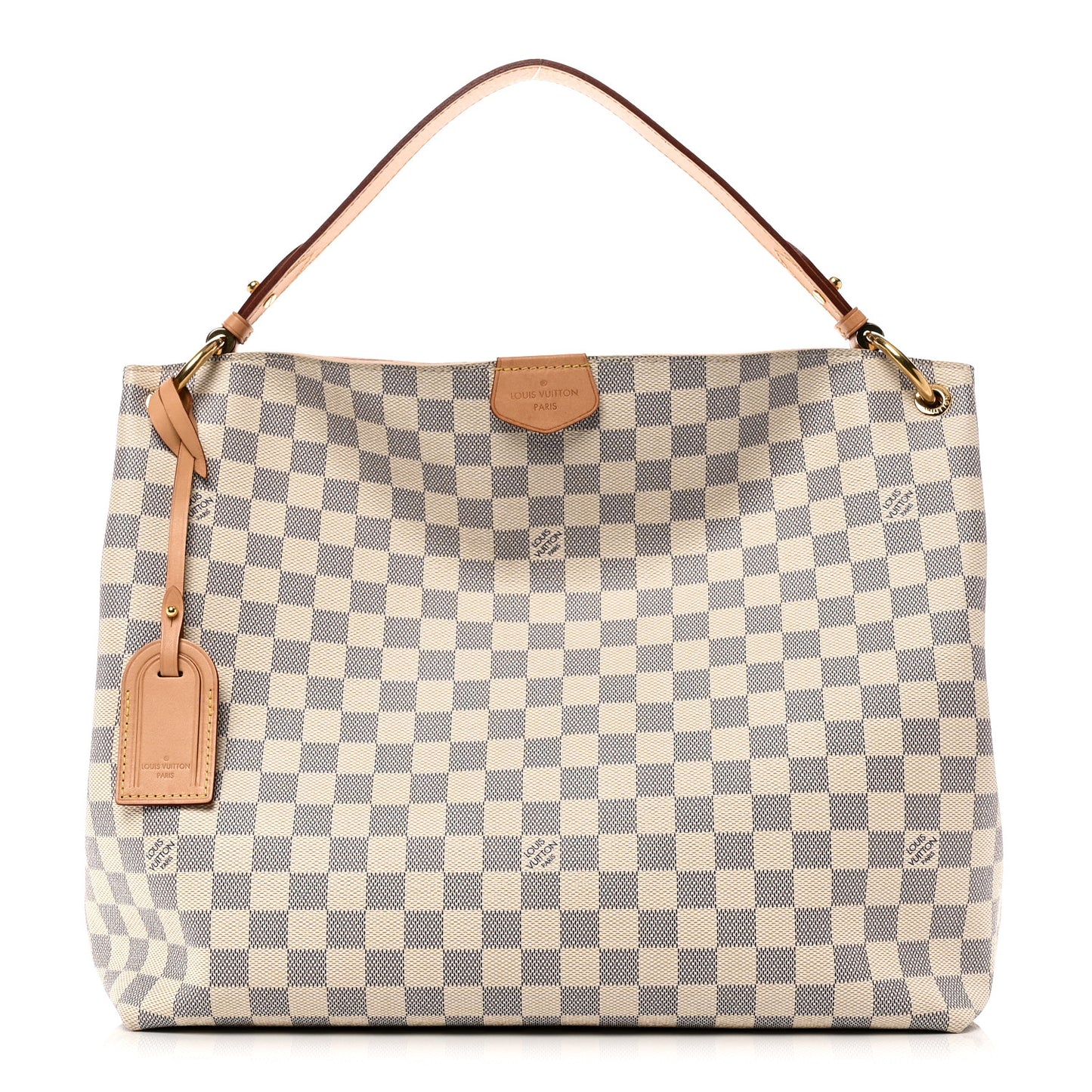 Damier Azur Graceful MM Rose Ballerine
