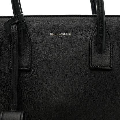 Saint Laurent Calfskin Baby Sac De Jour Black 7 of 9