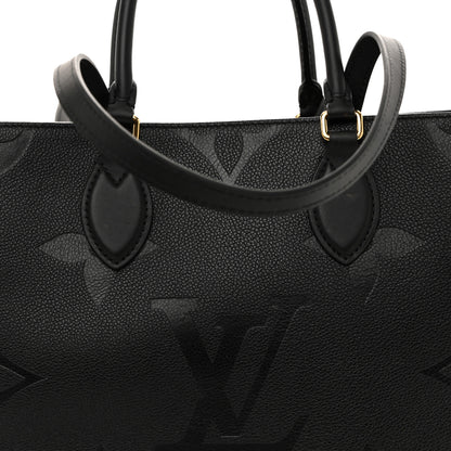 Louis Vuitton Empreinte Monogram Giant Onthego MM Black 7 of 9