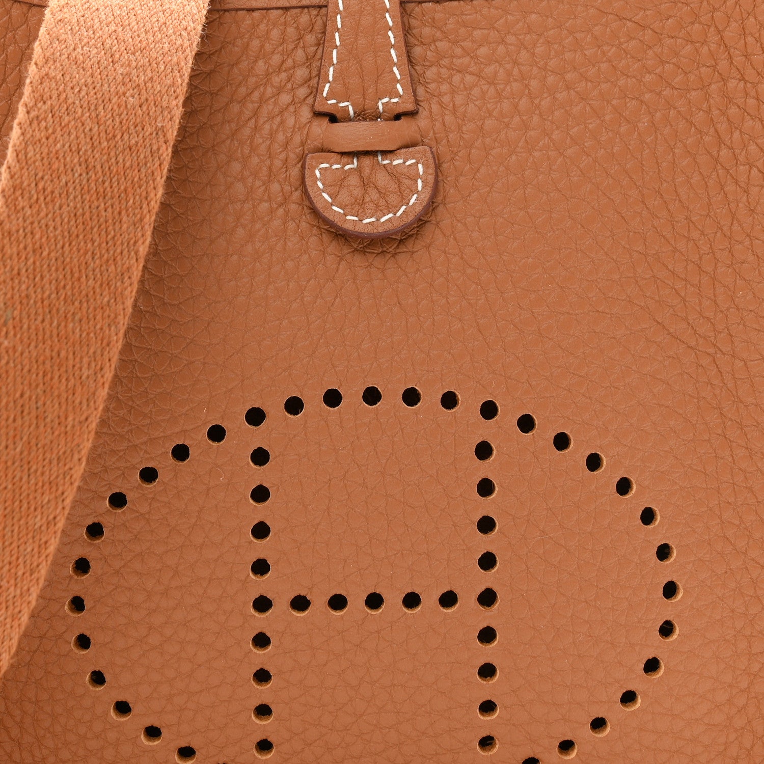 Hermes Taurillon Clemence Evelyne TPM Gold 8 of 11