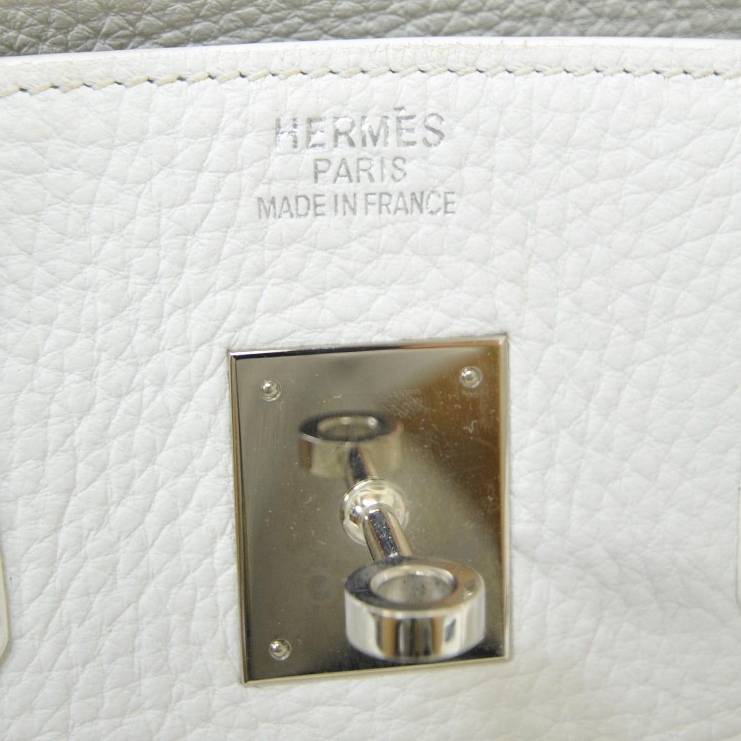 Taurillon Clemence Birkin 35 White