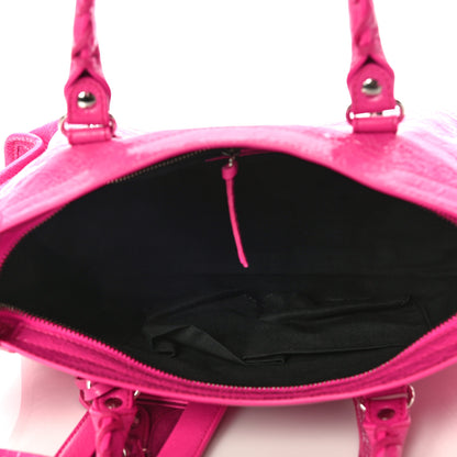 Balenciaga Agneau Classic Silver Hardware S City Fuchsia 6 of 9