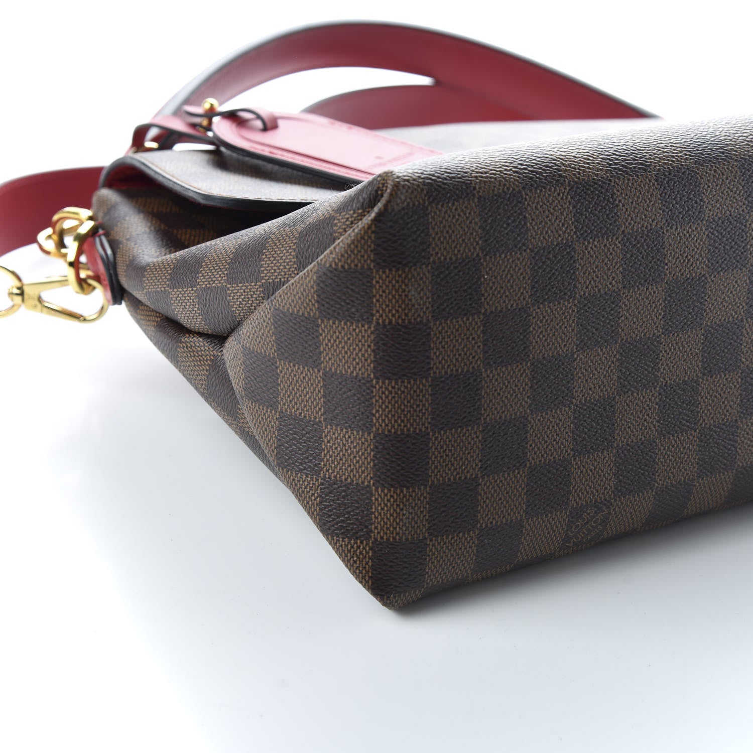 Louis Vuitton Damier Ebene Beaubourg MM Scarlet 9 of 11