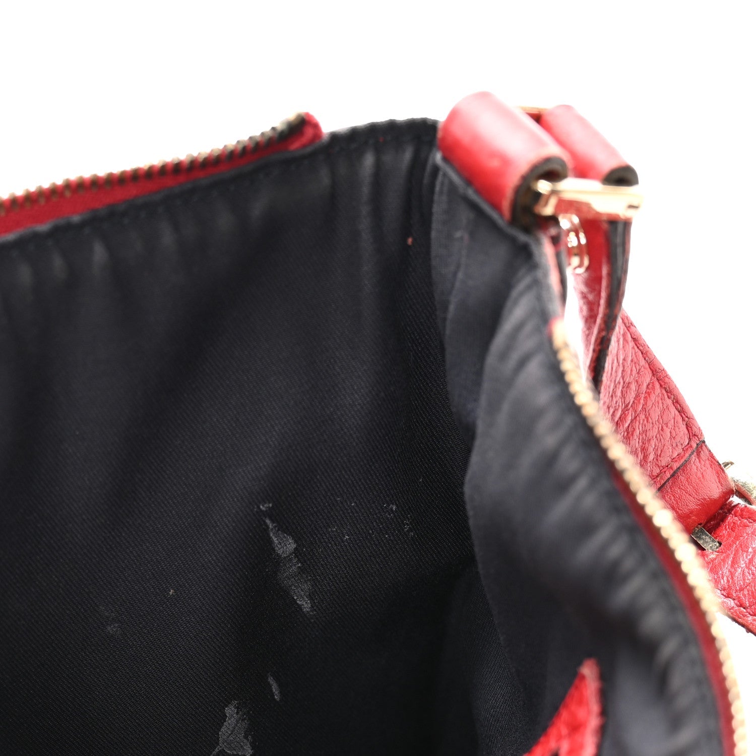 Gucci Calfskin Web Small Blondie Hobo Red 11 of 12