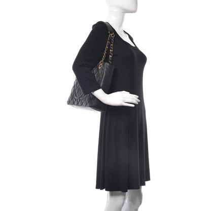 Chanel Caviar Quilted Petit Shopping Tote PST Black 2 of 10