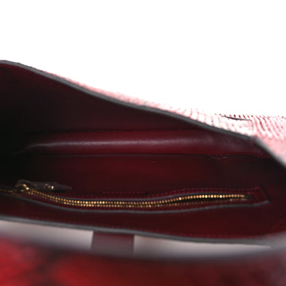 Gucci Snakeskin Web Small Jackie 1961 Hobo Rosso Ancora 5 of 12