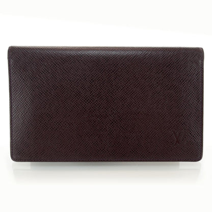 Louis Vuitton Taiga Checkbook Pocket Agenda Cover Grizzli 1 of 7