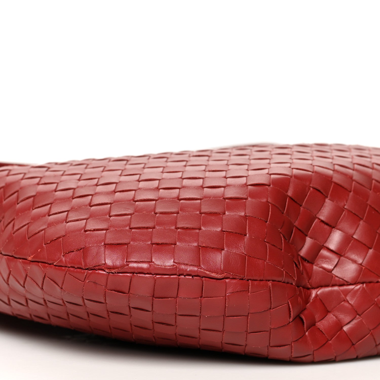 Bottega Veneta Nappa Intrecciato Large Hobo Red 7 of 9