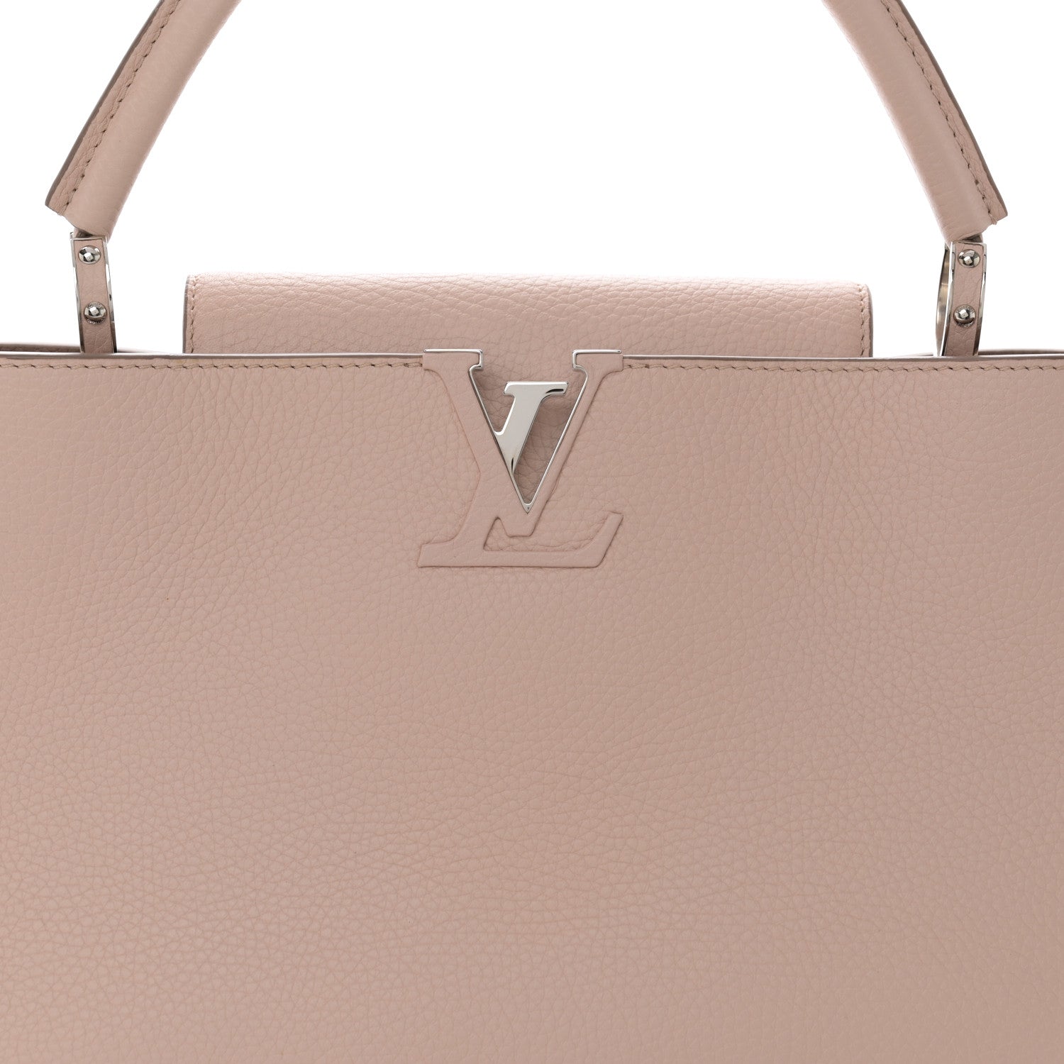 Louis Vuitton Taurillon Capucines MM 7 of 9