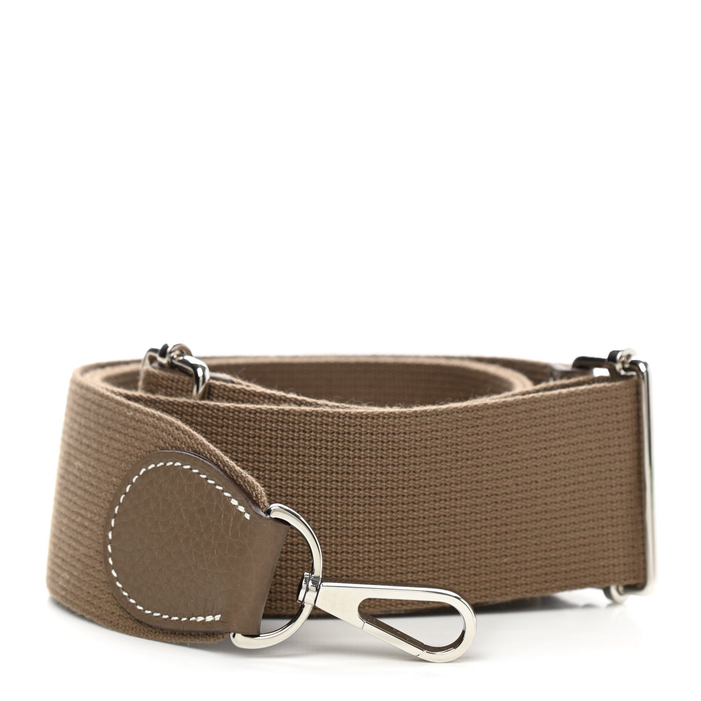 Toile Taurillon Clemence Shoulder Strap Etoupe